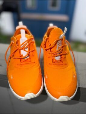 Nike Air Max Orange Athletic Sneakers